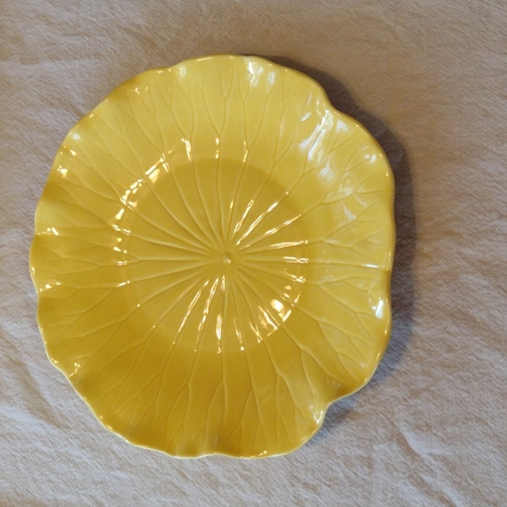 LOTUS Metlox Potteries Poppytrail Made in California Plate (t222)
